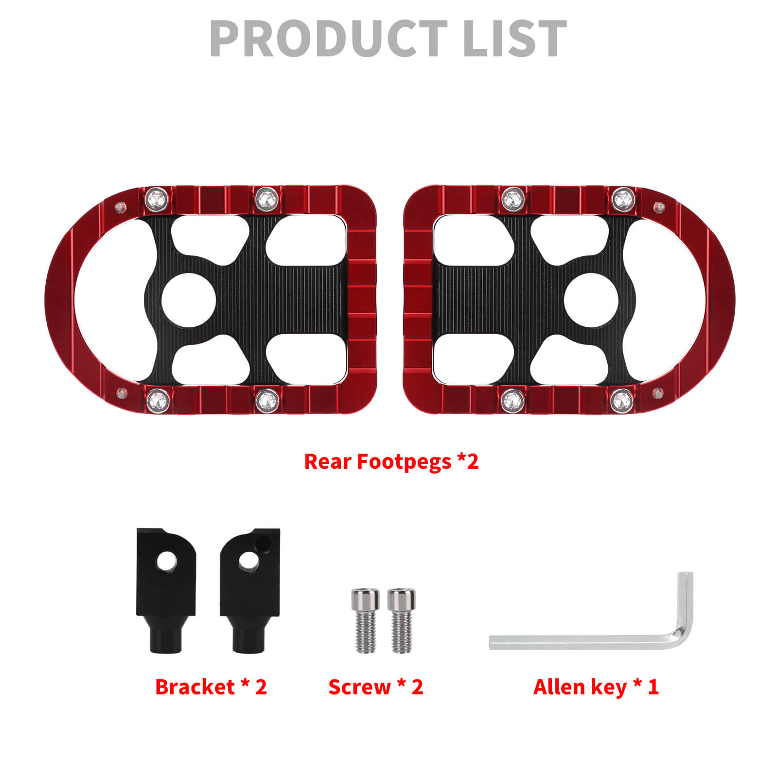 PE018002 hcmotorku Motorcycle highway Passenger Foot Pegs for harley softail - product list