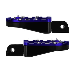 PE018003 hcmotorku motorcycle highway Passenger Foot Pegs Blue Pedals for harley softail