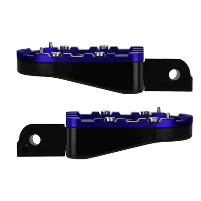 PE018003 hcmotorku motorcycle highway Passenger Foot Pegs Blue Pedals for harley softail
