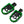 PE18005 HCmotorku Green Rider Footpegs Footboards for Harley Softail Breakout Low Rider Street Bob ’18-up Livewire ‘20-Up
