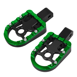 PE18005 HCmotorku Green Rider Footpegs Footboards for Harley Softail Breakout Low Rider Street Bob ’18-up Livewire ‘20-Up