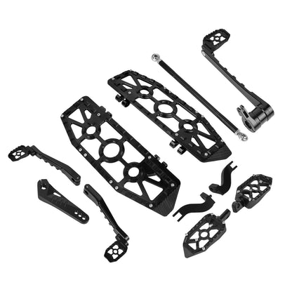 PE018401 HCmotorku Black Break Levers Footboards for Harley Touring ’14-up 