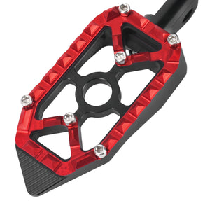 Red Rear Passenger Footpegs for Harley Touring丨HCmotorku