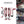PE018402 HCmotorku Red Break Levers Footboards for Harley Touring ’14-up 