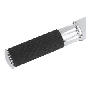 PE018602_HCmotorku_Chrome_Custom Knurled Aluminum Rear Passenger Footpegs for Harley Softail '18-Up
