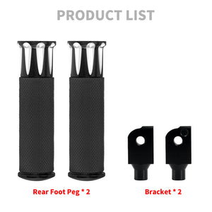 PE0186 HCmotorku Black Rear Passenger Footpegs for Harley Softail Product List