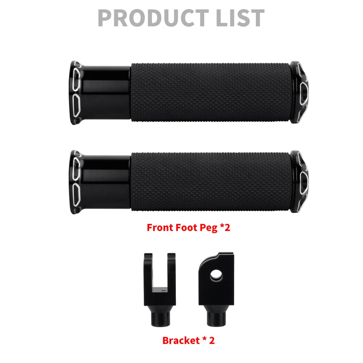 PE018701 HCmotorku Black Footpegs for Harley Softail  ’18-up  product list