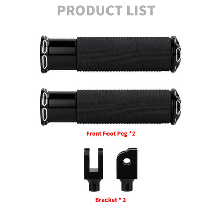 PE018701 HCmotorku Black Footpegs for Harley Softail  ’18-up  product list