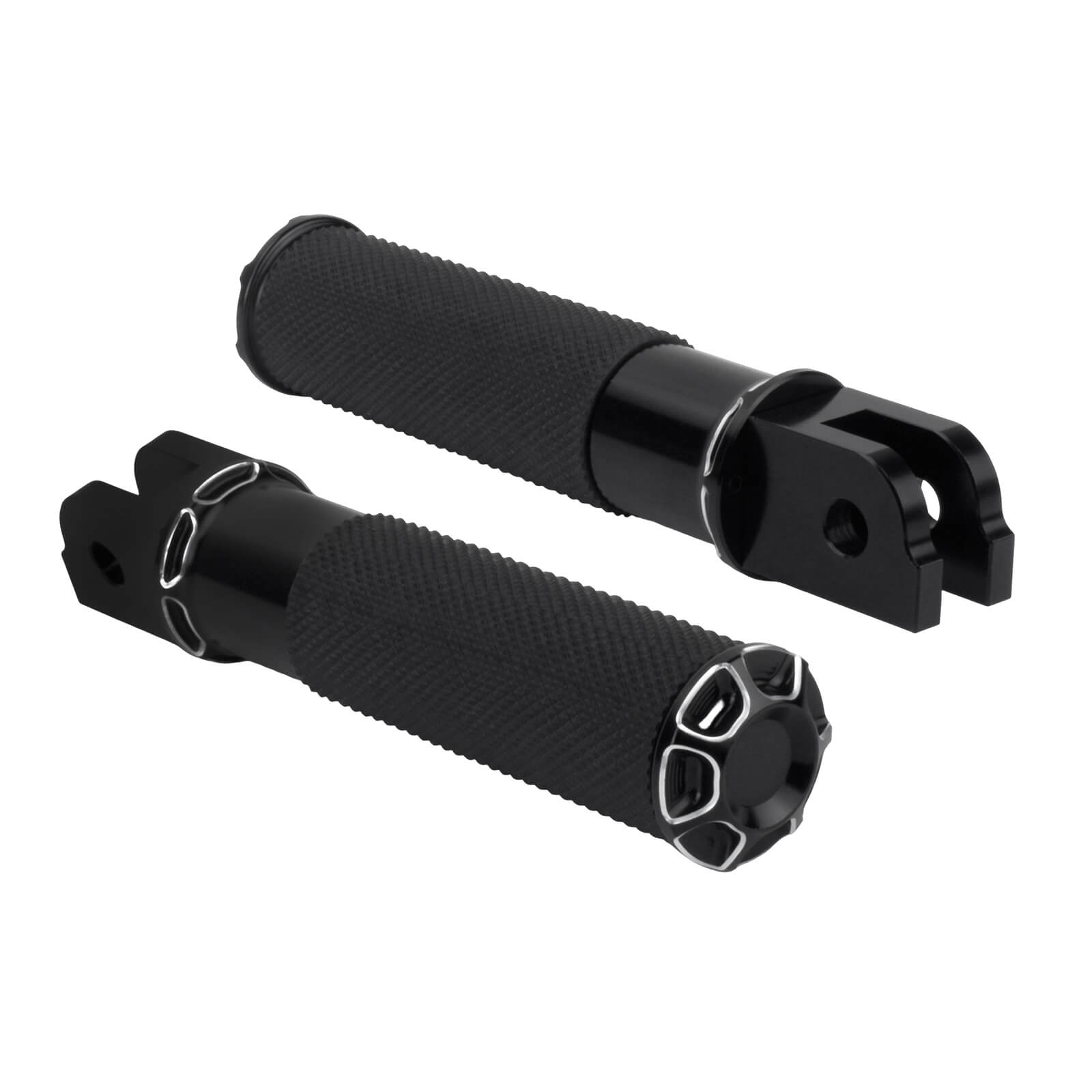 PE018701 HCmotorku Black Footpegs for Harley Softail  ’18-up 