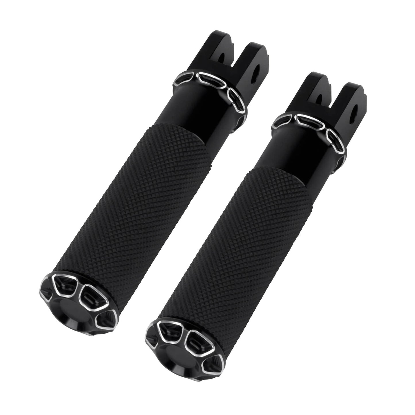 PE018701 HCmotorku Black Footpegs for Harley Softail  ’18-up 