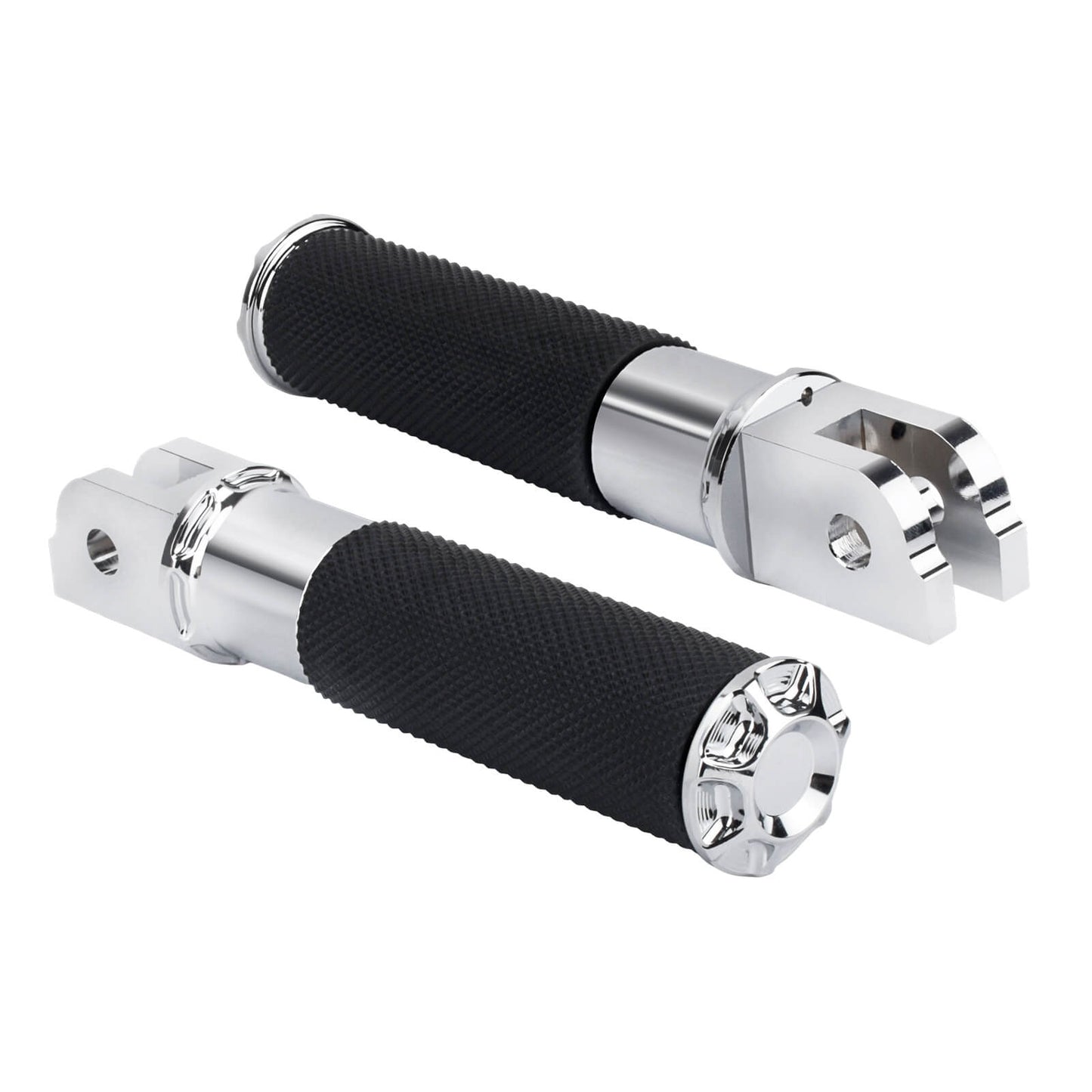 PE018702 HCmotorku Chrome Footpegs for Harley Softail  ’18-up 