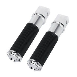 PE018802 HCmotorku Chrome Passenger Footpegs for Harley Softail 2018+ & LiveWire