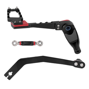 PE019001 HCmotorku Anodized Red Mid Foot Control Set with Linkage for Harley softail
