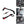 PE019001 HCmotorku Anodized Red Mid Foot Control Set with Linkage for Harley softail s - size