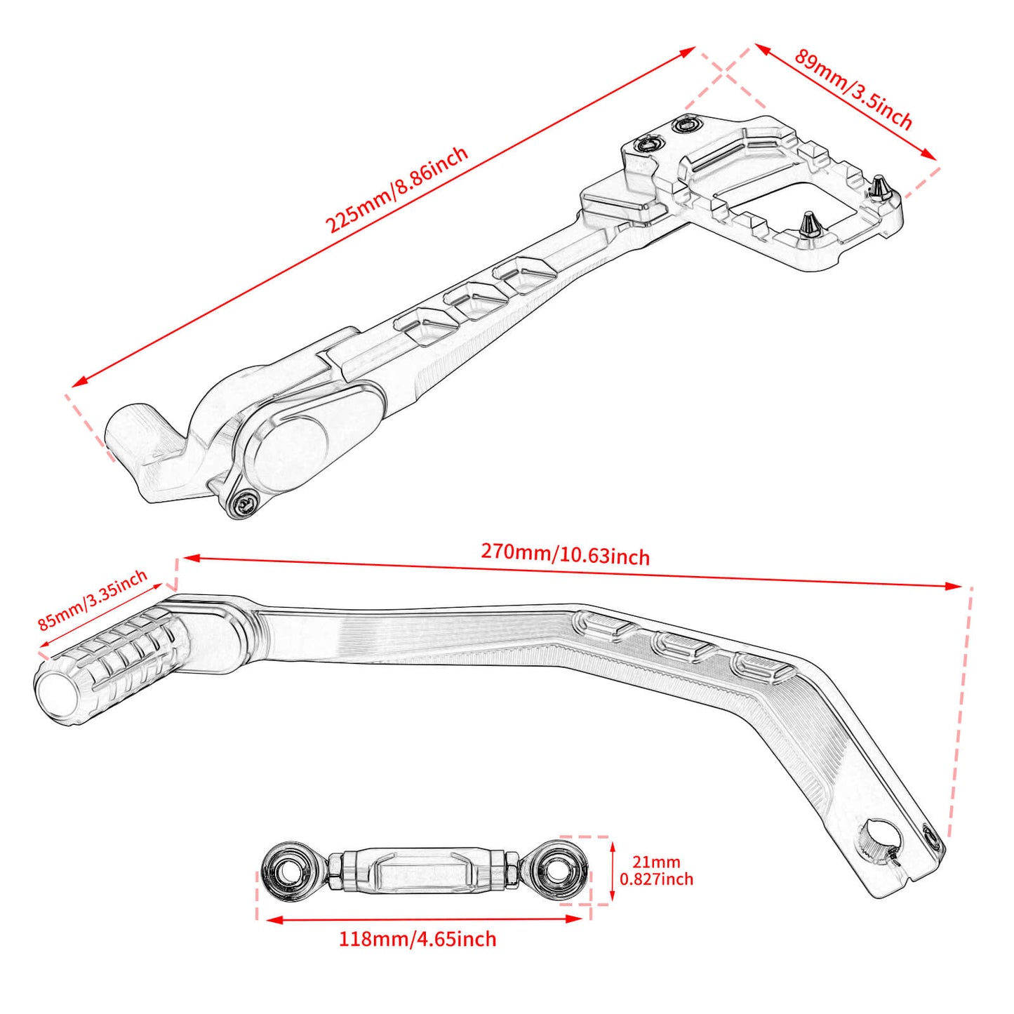 PE019002_HCmotorku_Anodized_Gold_Mid_Foot_Control_Set_with_Linkage_for_Harley Size