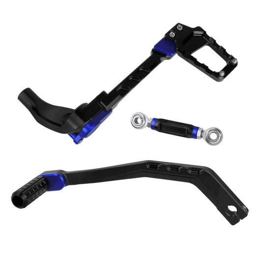 PE019003_HCmotorku_Anodized_Blue_Mid_Foot_Control_Set_with_Linkage_for_Harley