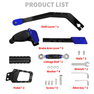 PE019003_HCmotorku_Anodized_Blue_Mid_Foot_Control_Set_with_Linkage_for_Harley Product List