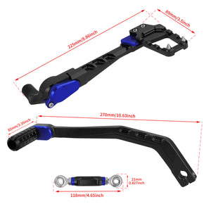 PE019003_HCmotorku_Anodized_Blue_Mid_Foot_Control_Set_with_Linkage_for_Harley Size