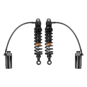 SU000101_HCmotorku_Black Remote Adjustable Reservoir Rear Shcoks Absorber Suspension For Harley Touring ‘14-’25