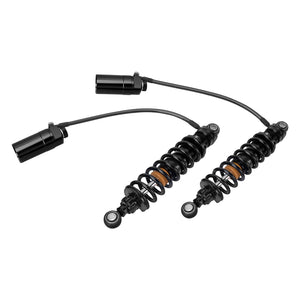 SU000101_HCmotorku_Black Remote Adjustable Reservoir Rear Shcoks Absorber Suspension For Harley Touring ‘14-’25