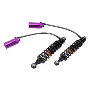 SU000104_HCmotorku_Purple Remote Adjustable Reservoir Rear Shcoks Absorber Suspension For Harley Touring ‘14-’25 Road Glide Road King Street Glide