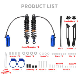 SU000105_HCmotorku_Blue Remote Adjustable Reservoir Rear Shcoks Absorber Suspension For Harley Touring ‘14-’25 Road Glide Road King Street Glide Product List