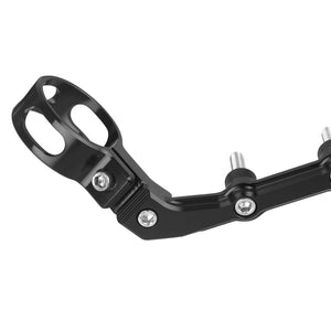 SU000601 HCmotorku Black Premium CNC Remote Reservoir Mounting Bracket for Harley Touring ‘14-Up