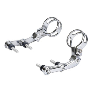 SU000602 HCmotorku Chrome Premium CNC Remote Reservoir Mounting Bracket for Harley Touring ‘14-Up