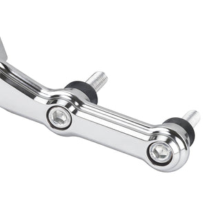 SU000602 HCmotorku Chrome Premium CNC Remote Reservoir Mounting Bracket for Harley Touring ‘14-Up