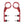 SU000603 HCmotorku Red Premium CNC Remote Reservoir Mounting Bracket for Harley Touring ‘14-Up
