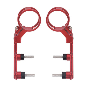 SU000603 HCmotorku Red Premium CNC Remote Reservoir Mounting Bracket for Harley Touring ‘14-Up
