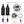 SU000901 HCmotorku Adjustable Air Ride Suspension & Compressor Kit for Harley V-Rod '07-'17 Product List