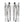 SU001002 HCmotorku Front Fork Slider Covers Fit For Harley Touring Trike '80-'23