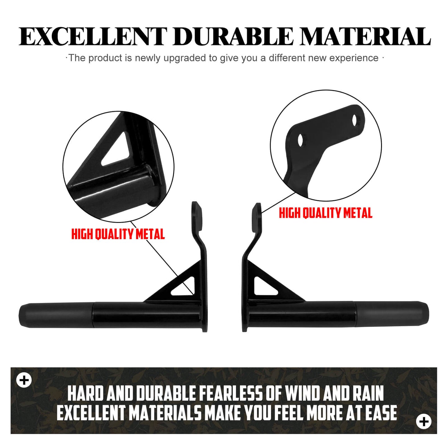 TH028504 HCmotorku Black Rear Crash Bar Fit for Harley Softail 2018-2024