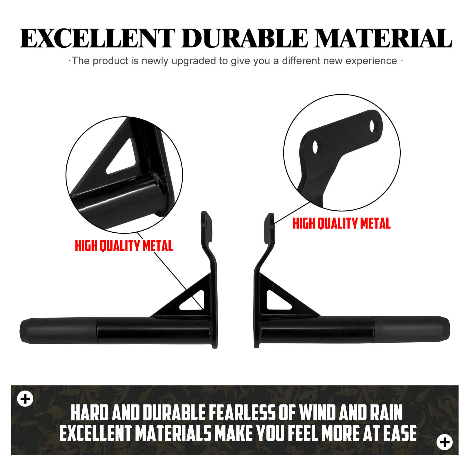 TH028504 HCmotorku Black Rear Crash Bar Fit for Harley Softail 2018-2024