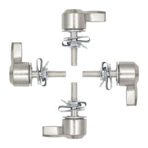 TH029001 HCmotorku Chrome Premium Quick Release Saddlebag Bolts For Harley Touring 1992-2025