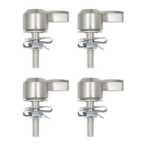 TH029001 HCmotorku Chrome Premium Quick Release Saddlebag Bolts For Harley Touring 1992-2025