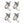 TH029001 HCmotorku Chrome Premium Quick Release Saddlebag Bolts For Harley Touring 1992-2025