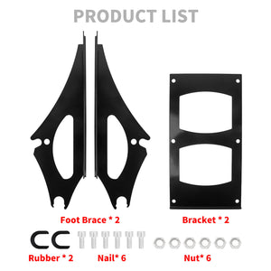 TH030803 HCmotorku-Black Tourpack Luggage Rack for Harley Touring Road King Product List
