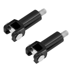 TH031601 HCmotorku Rear Passenger Footpegs Support for Harley Softail Fat Boy Deluxe 2000-2006
