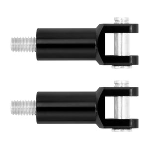 TH031601 HCmotorku Rear Passenger Footpegs Support for Harley Softail Fat Boy Deluxe 2000-2006