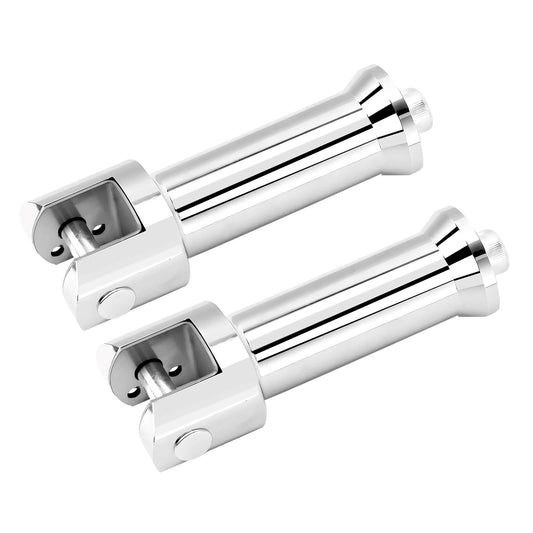 TH031602 HCmotorku Rear Passenger Footpegs Support for Harley Softail Fat Boy Deluxe 2000-2006 Chrome