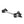 TR000401 hcmotorku CNC Rear Axle Adjusters for Harley Touring 2009 - black