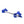 TR0004 hcmotorku CNC Rear Axle Adjusters for Harley Touring 2009 - blue