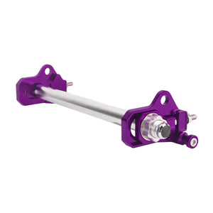 TR0004 hcmotorku CNC Rear Axle Adjusters for Harley Touring 2009 - purple