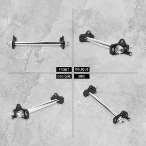 TR0004 hcmotorku CNC Rear Axle Adjusters for Harley electra glide 2009-up - black