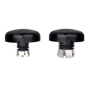 WH000101_HCmotorku_CNC Billet Aluminum Front Axle Nut Covers Axle Caps For Harley Touring ‘23-Up