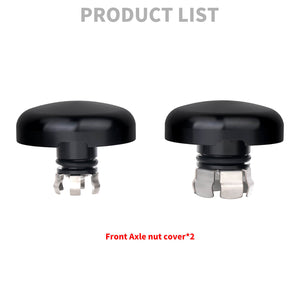 WH000101_HCmotorku_CNC Billet Aluminum Front Axle Nut Covers Axle Caps For Harley Touring ‘23-Up Product List