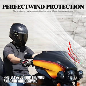 WI002802_HCmotorku_Lucency 4.5” Low-Profile Windshield Windscreen for Harley Touring Electra Glide Street Glide ‘96-’13