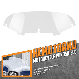 WI002802_HCmotorku_Lucency 4.5” Low-Profile Windshield Windscreen for Harley Touring Electra Glide Street Glide ‘96-’13